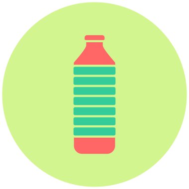 su şişesi simge vektör çizim