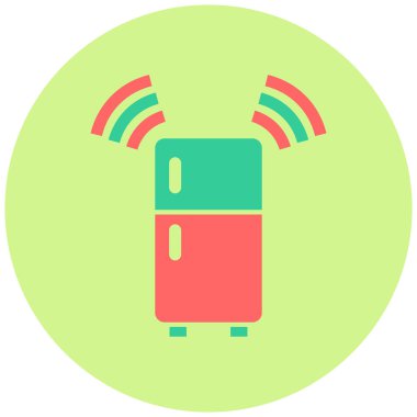 buzdolabı vektör simgesi modern basit tasarım