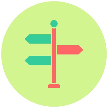 Projeniz için yön ok simgesi