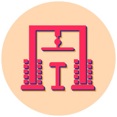 Otelde. Web simgesi basit tasarım