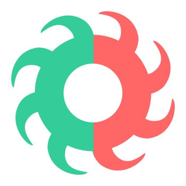 Bir su kümesinin vektör illüstrasyonu