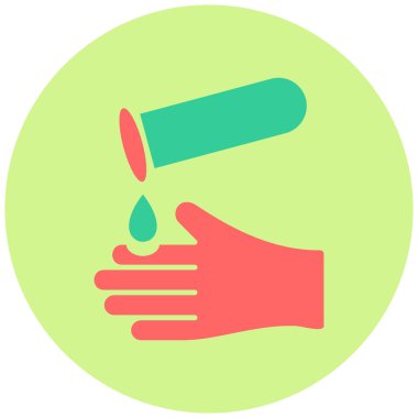 Aşındırıcı simge, vektör illüstrasyonu