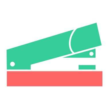 Zımba simgesi. Web için yapı aracı vektör simgelerinin düz çizimi