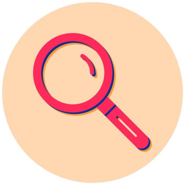 Ara. Web simgesi basit illüstrasyon