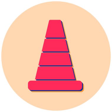 Koni. Web simgesi basit illüstrasyon