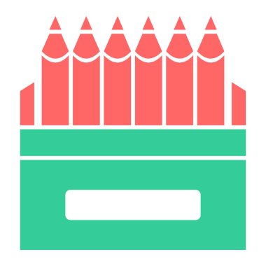 Kalem. Web simgesi basit illüstrasyon