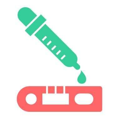 Şırınga. Web simgesi basit illüstrasyon