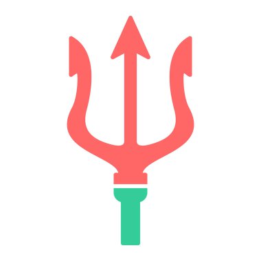 Mızrak. Web simgesi basit illüstrasyon