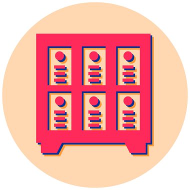 Beyaz arkaplanda izole edilmiş modern simgenin vektör illüstrasyonu 