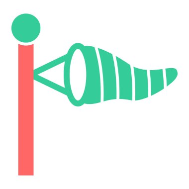 Bir uçurtma simgesinin vektör çizimi