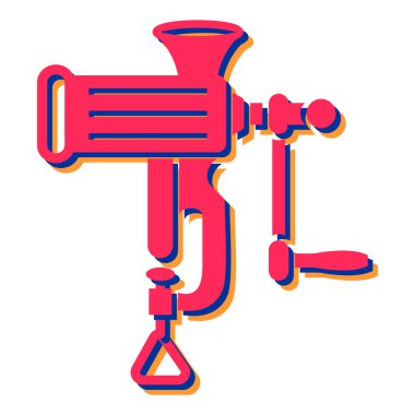 Modern oto tamir simgesinin vektör illüstrasyonu