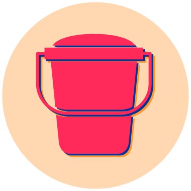 Kova. Web simgesi basit tasarım