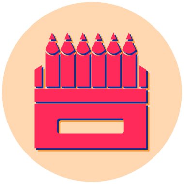 Okul. Web simgesi basit illüstrasyon