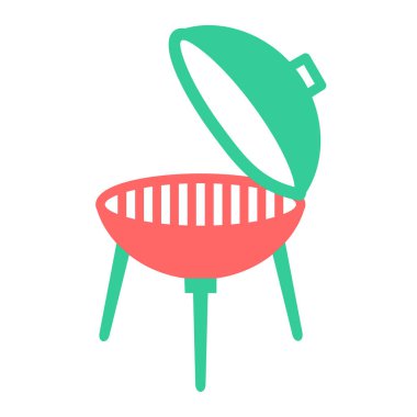 Izgara ikonu. vektör illüstrasyonu