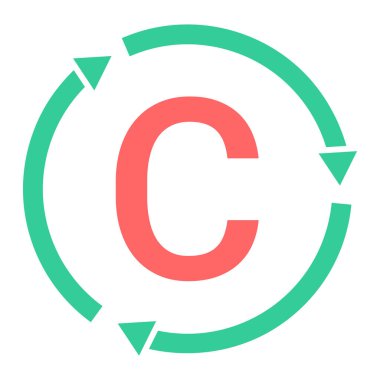 Euro vektör simgesi. biçim iki renkli düz sembol, pembe ve beyaz renkler, yuvarlak açılar, yeşil arkaplan