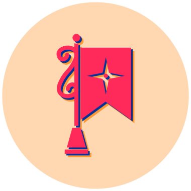 Fransa bayrağı, vektör illüstrasyonu