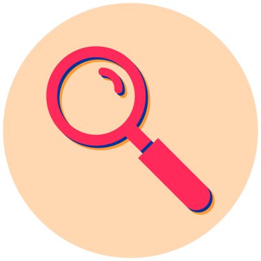 Ara. Web simgesi basit illüstrasyon