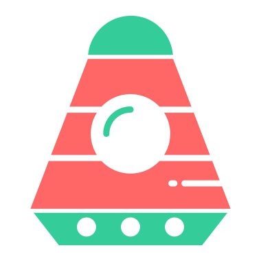 Bir topun düz dizaynının vektör çizimi