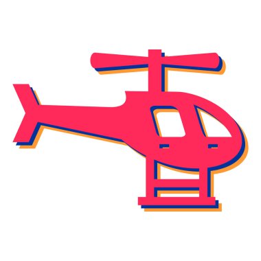 uçak ikonu vektör illüstrasyonu