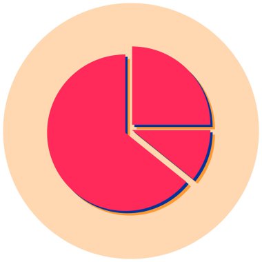 Pasta çizelgesi. Basit resimleme