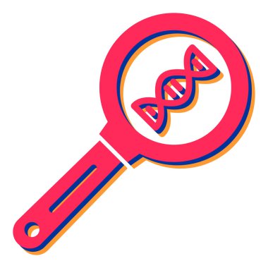 DNA simgesi vektör illüstrasyonu