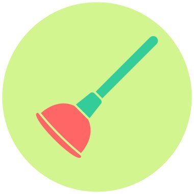 Pompacı. Web simgesi basit illüstrasyon