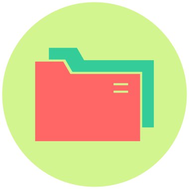 Dosya. Web simgesi basit illüstrasyon