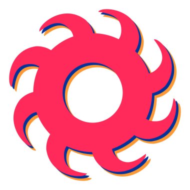 Arkaplan için soyut geometrik renkli desen. vektör illüstrasyonu