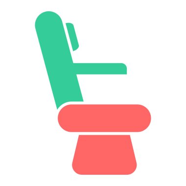 Sandalye. Web simgesi basit tasarım