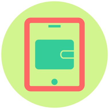 Cep telefonu. Basit resimleme