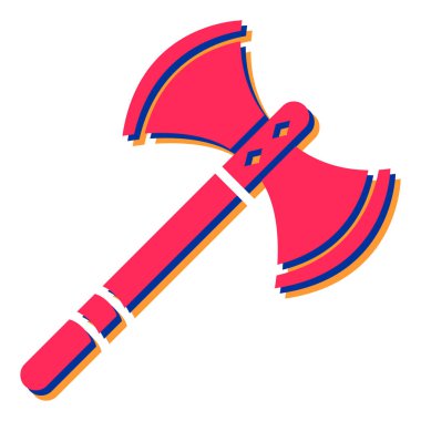 Balta simgesi, vektör illüstrasyonu basit tasarım