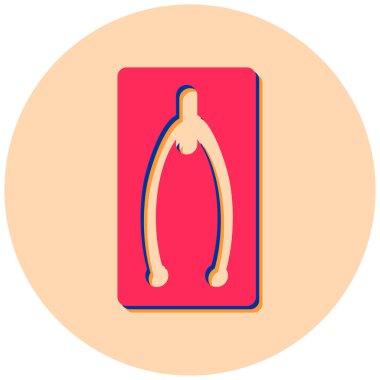 Modern simgenin vektör illüstrasyonu