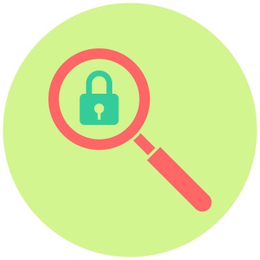 Güvenlik vektör illüstrasyonu