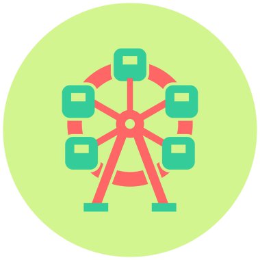 Dönme dolap. Web simgesi