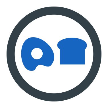 ekmek vektör simgesi