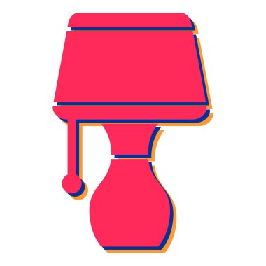 Modern lamba simgesinin vektör illüstrasyonu