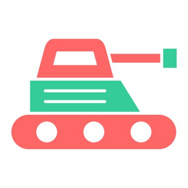 Tank. Web simgesi basit tasarım