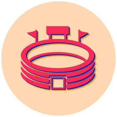 spor koltuğu vektör simgesi