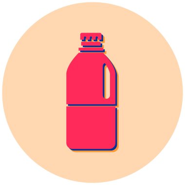 Şişe. Web simgesi basit illüstrasyon