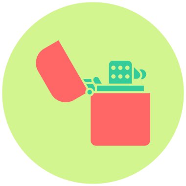 Çakmak. Web simgesi basit tasarım