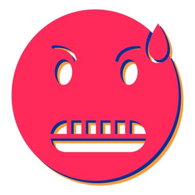 yüz ifadesi ifade vektör illüstrasyonu