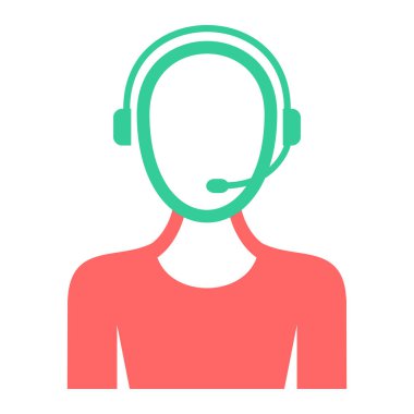 Müşteri servisi. Web simgesi