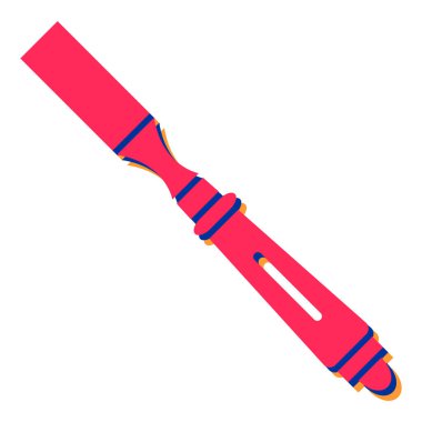 Modern ve keskin simgenin vektör illüstrasyonu