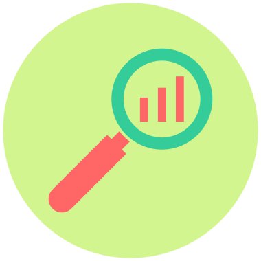 Analiz simgesi. Basit resimleme