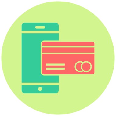 Online ödemeler. Web simgesi