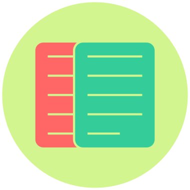 Belge. Web simgesi basit illüstrasyon