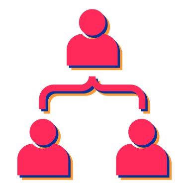 insanlar vektör simgesi illüstrasyonu