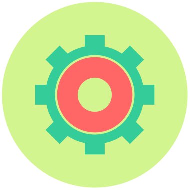 Ayarlar web simgesi basit illüstrasyon