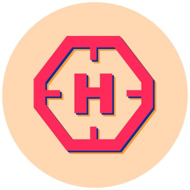 Bir b simgesinin vektör illüstrasyonu