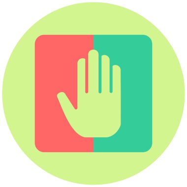 el simgesi vektör illüstrasyonu